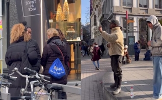 A ação contou com mais de 90 cristãos pregando nas ruas. (Foto: Reprodução/Instagram/Go Revival Europe).