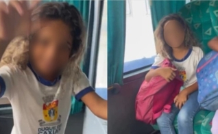 A aluna testemunhou sua conversão ao motorista do ônibus. (Foto: Reprodução/Instagram/Felipe Pereira).