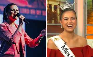 Audrey Kittila, integrante da equipe de louvor da Primeira Igreja Batista de Alpharetta e Miss Geórgia. (Foto: Hayley Echols/First Baptist Alpharetta/WTVM)