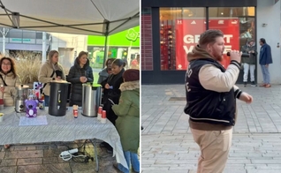 O evangelismo nas ruas. (Foto Reprodução/Revive)