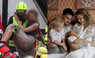 Mark e a família sobreviveram ao desabamento. (Foto: Captura de tela/YouTube/WION/Reprodução/YouTube/Hour of Power NL).