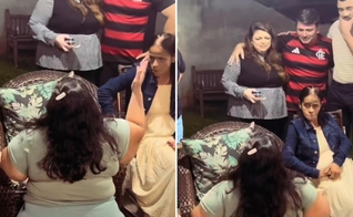 A família reunida. (Foto: Reprodução/Instagram/Faby Martins)