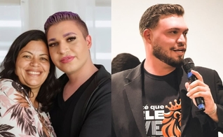 Lukas Lima e a mãe. (Foto: Reprodução/Instagram/Lukas Lima).