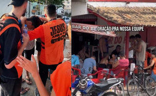 Mais de 100 missionários pregaram nas ruas de Macaé. (Foto: Reprodução/Instagram/Aviva).