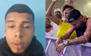 Newton César. (Foto: Reprodução/Instagram/helleniluminadaa/Reprodução/Instagram/Marcados Pagode Gospel).