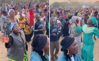 Robert Courson registrou a celebração da fé de cristãos nigerianos em meio à perseguição. (Captura de tela/Instagram/robcourson)
