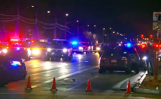 Policiais atendem ocorrência de tiroteio durante funeral em frente a igreja em Salt Lake City. (Foto: Salt Lake City Police Department)