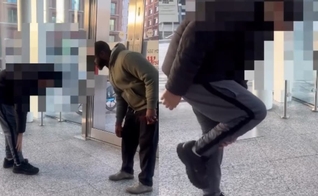 O jovem conseguiu caminhar normalmente após receber oração. (Foto: Reprodução/Instagram/Benjamin Ajala).