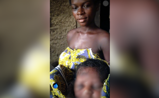 O bebê Jonathan e sua mãe. (Captura de tela/Instagram/springersteven)