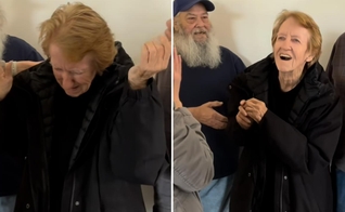 A idosa foi curada instantaneamente após as orações. (Foto: Reprodução/Instagram/Revival House)