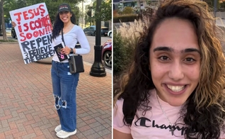 Sara Alzaiem. (Foto: Reprodução/Instagram/Sara Alzaiem/Sean Feucht)