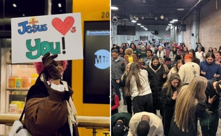 O evangelismo em Nova York. (Foto: Reprodução/Instagram/Philip Renner)