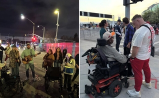 O evangelismo durante o Super Bowl. (Foto: Reprodução/Instagram/Philip Renner)