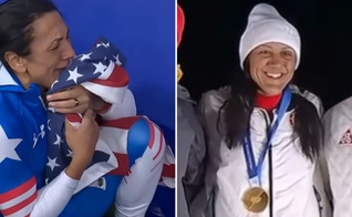 Elana Meyers Taylor. (Foto: Reprodução/YouTube/Olympics)