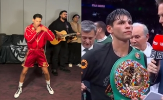 Ryan Garcia fez seu preparo pré-luta com adoração. (Foto: Reprodução/Instagram/Ryan Garcia).