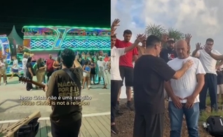 Marcelo foi impactado e decidiu se reconciliar com Deus. (Foto: Reprodução/Instagram/Allan Machado).