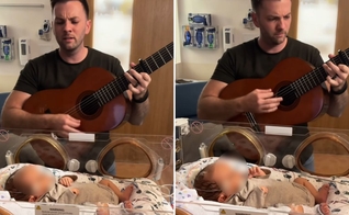 Daniel Van Horn e o filho. (Foto: Reprodução/Instagram/Daniel Van Horn)