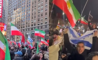 Em várias cidades, multidões se reuniram nas ruas para comemorar. (Foto: Reprodução/Instagram/standwithus).