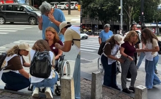 A mulher que sofreu um AVC foi curada nas ruas de São Paulo. (Foto: Reprodução/Instagram/IDE Escola Missionária).