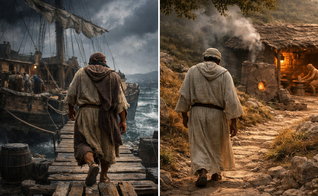 Profetas Jonas e Jeremias. (Imagem ilustrativa gerada por IA)