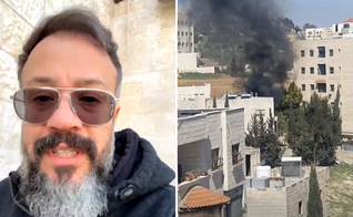 O pastor Homero Aziz relatou que um míssil atingiu a região de Marj el‑Hamam, em Amã, a poucos quilômetros de sua casa e da igreja onde atua. (Foto: Homero Aziz)