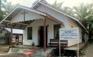 Igreja Protestante na Indonésia (GPIB), em Sumatra Ocidental. (Foto representativa: Portas Abertas)
