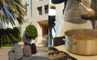 O Seminário Teológico Batista Árabe foi transformado em refúgio para moradores. (Foto: Facebook/Arab Baptist Theological Seminary - ABTS).