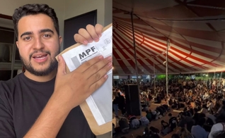 Lucas Teodoro foi intimidado pelo MP para explicar os cultos na UFMG. (Foto: Reprodução/Instagram/Lucas Teodoro).