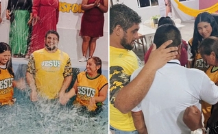 A família foi transformada pelo poder de Deus. (Foto: Reprodução/Instagram/Igreja Batista Água Viva)