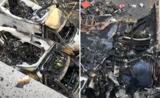 As quatro ambulâncias pertenciam ao Hatzola Northwest, instituição de caridade que apoia a comunidade judaica no Reino Unido. (Captura de tela/Instagram/Metrópoles)