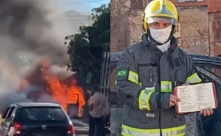 A Bíblia sobreviveu às chamas. (Foto: Reprodução//TV Anhanguera).