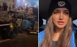 A adolescente foi assassinada em meio aos protestos no Irã. (Foto: Reprodução/YouTube/Metrópoles/CBN News)