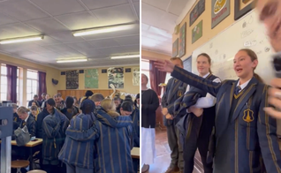 Estudante testemunha cura após oração em sala de aula. (captura de tala/X/afagerbakke)