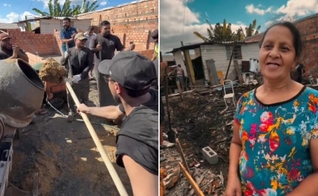 Membros da Igreja O Brasil Para Cristo estão construindo a nova residência. (Foto: Reprodução/Instagram/Felipe Nassar/Reprodução/Instagram/OBPC Lages).
