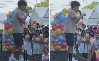 Carter pregando a Bíblia. (Foto: Reprodução/Instagram/Justice Coleman)