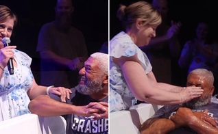 A esposa ao lado do marido. (Foto: Reprodução/Instagram/Graystone Church)