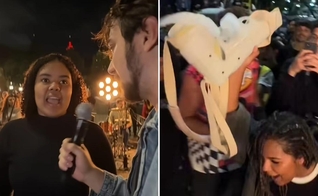 Muitos jovens foram curados no local. (Foto: Reprodução/Instagram/Luca Martini)