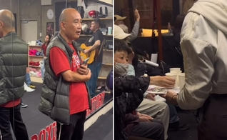 A Santa Ceia na academia japonesa. (Foto: Reprodução/Instagram/Marcos Sogabe)