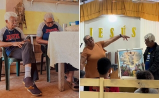 Ana e Regis servindo ao Senhor. (Foto: Reprodução/Instagram/Fernanda Lira)