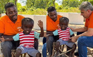 Sami, de 5 anos, testemunhou como se sente amado por Cristo. (Foto: Reprodução/Guiame).