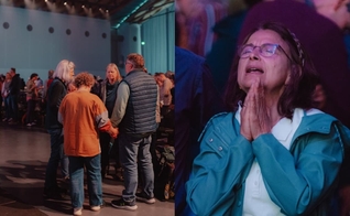Os participantes intercederam pelos irmãos perseguidos no evento. (Foto: Portas Abertas Alemanha).