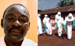 O pastor Bisoke Balikenga relatou como as regiões afetadas têm sofrido com o avanço da doença. (Foto: Reprodução/CBN News)