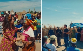 A família durante a missão em Angola. (Foto: Reprodução/Instagram/Ana Paula Valadão)