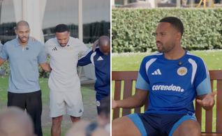 Capitão da seleção de Curaçao, Kenji Gorré fala de fé e participa de oração com companheiros. (Captura de tela/Instagram/Karga bo Krus)