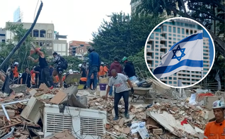 Escombros deixados pelos terremotos de magnitudes 7,2 e 7,5 que atingiram a Venezuela. (Captura de tela/YouTube/AP)
