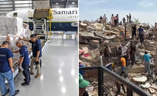 Os voluntários da missão estão levando ajuda humanitária e esperança aos sobreviventes venezuelanos. (Foto: Reprodução/Samaritan’s Purse)