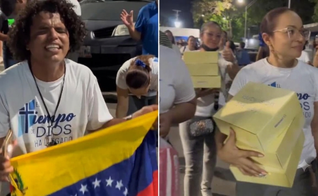 A Comunidade Cristã Kairos promoveu adoração e oração nas ruas. (Foto: Reprodução/Instagram/CCKAIROSOFFICIAL).