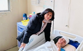 Elías Jaramillo no hospital. (Foto: Reprodução/Notícias Adventistas)
