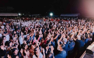 A cruzada evangelística na Tailândia. (Foto: Reprodução/CfaN)