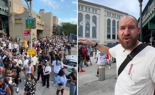 O evangelista Philip Renner evangelizou em frente ao local do show. (Foto: Reprodução/Instagram/Philip Renner)